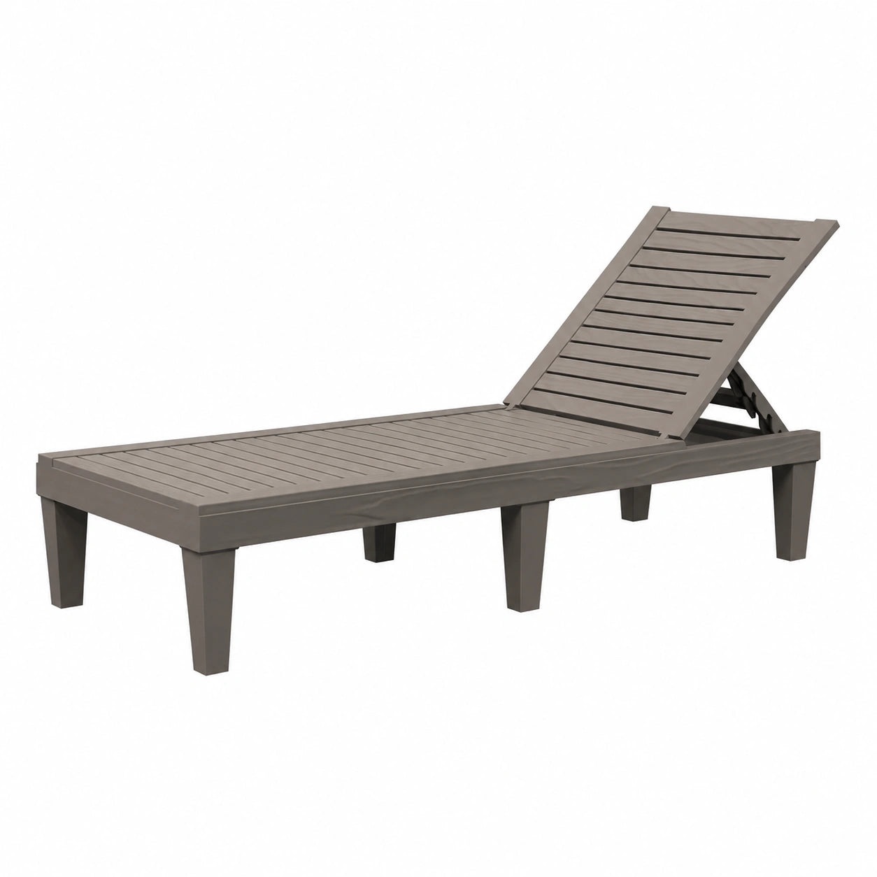 Tumbona Reclinable Plegable para Exterior Resistente al Agua en Marrón