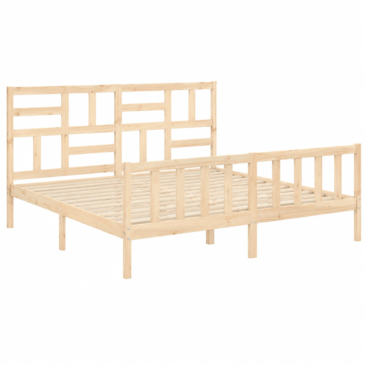Cabecero de Madera Maciza para Cama Super King Size